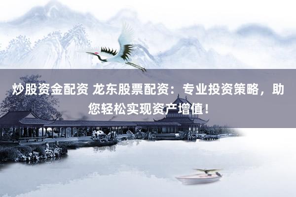 炒股资金配资 龙东股票配资：专业投资策略，助您轻松实现资产增值！