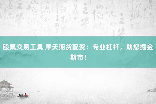 股票交易工具 摩天期货配资：专业杠杆，助您掘金期市！