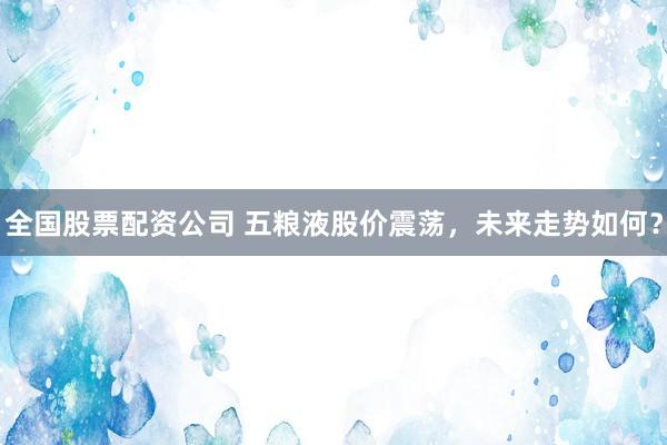 全国股票配资公司 五粮液股价震荡，未来走势如何？